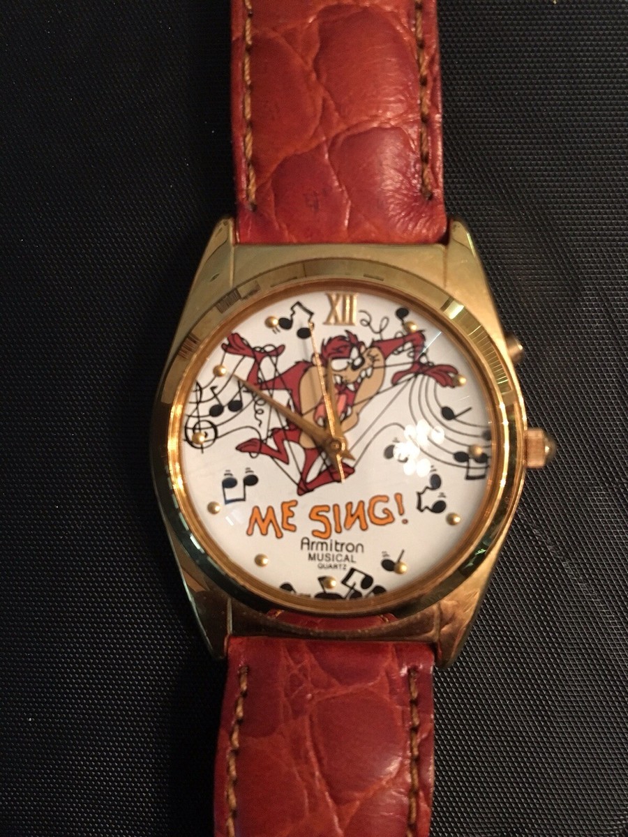 Armitron Looney Tunes Musical Watch Taz - Needs new battery‎ Vintage Taz (Musical) Armitron Collectibles Watch (Needs New  main image 3