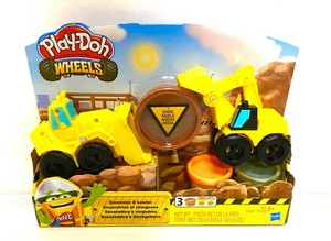 play doh excavator and loader