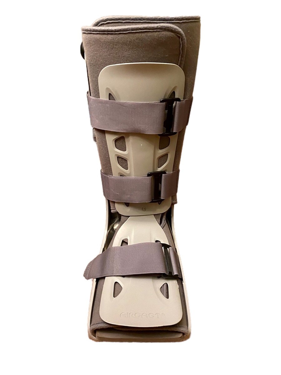 Aircast Walking Boot Adult X-Large Gray Brace Soft Strike Air Pump