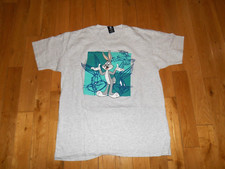 Vtg 1997 BUGS BUNNY Warner Bros Studios T Shirt ADULT XL Cartoon Looney Tunes
