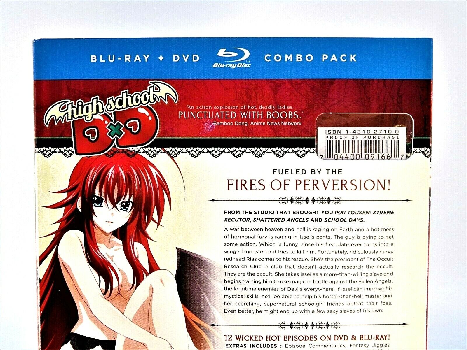 High School DxD: The Series (Blu-ray/DVD, 2013, 4-Disc Set) for