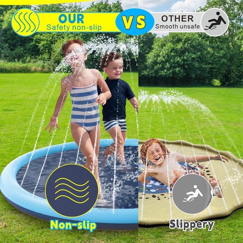170CM Sprinkler Play Mat Water Toy Dog Pool Beach Splash Pad Game Centre Spray - Picture 4 of 15