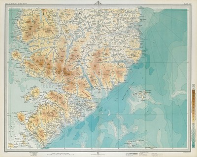 South Harris Lewis Western Isles Outer Hebrides Scotland Large 15 Old Map Ebay
