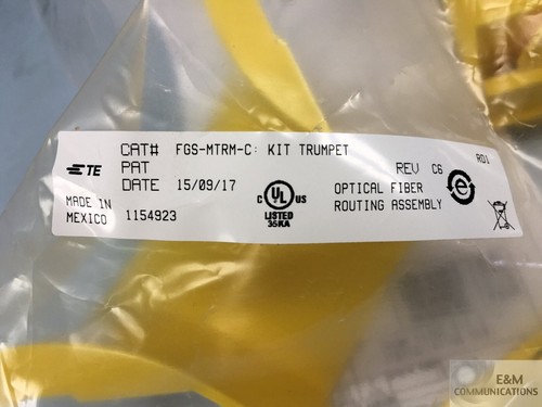 NEW FGS-MTRM-C ADC COMMSCOPE FIBERGUIDE 2x2 INCH TRUMPET FLAIR KIT - Picture 3 of 3