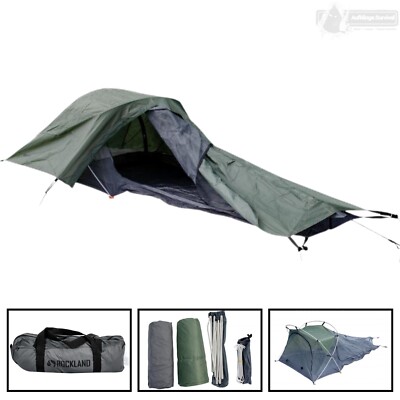 Rockland Soloist Plus 1-Pers. Zelt Ultraleicht Trekking Camping 1,4kg 2 Eingänge
