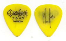 Korn James Munky Shaffer Signature Yellow Guitar Pick - 2003 OzzFest Tour