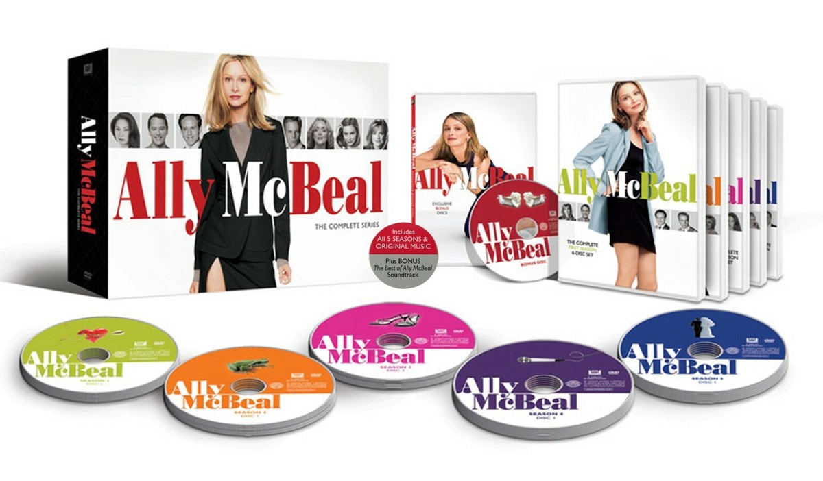 Ally McBeal The Complete Series DVD Seasons 1-5+Soundtrack CD+  