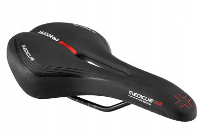 Fahrradsattel Wittkop Twin Medicus 4.0 für MTB / Race - Schwarz