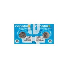 2 x Renata 380 Watch Batteries, 0 MERCURY equivalent SR936W