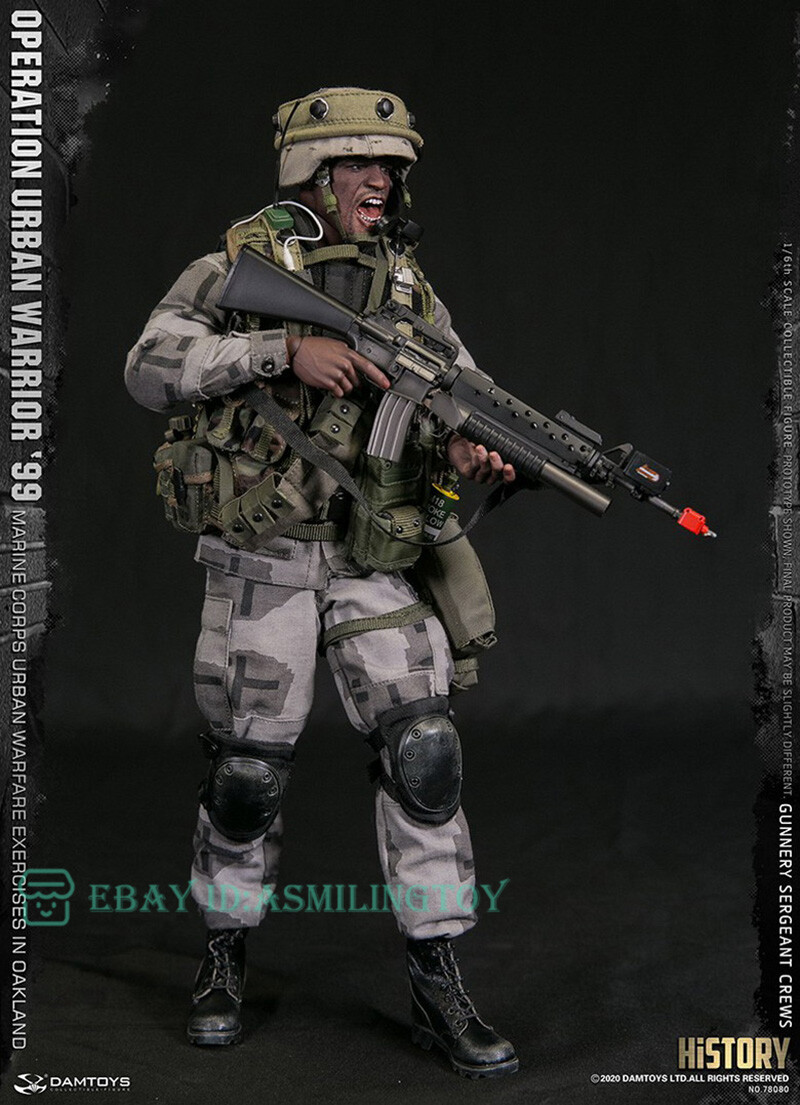 DAMTOYS 78080 Operation Urban Warrior Gunnery sergeant Crews 1/6
