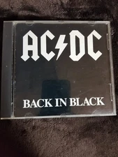 AC/DC BACK IN BLACK CD classic Rock Music Album  Hells Bells shoot to thrill
