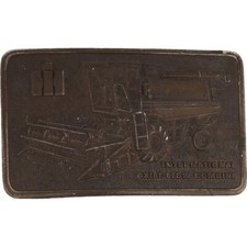 International Harvester Ih Axial Flow Combine Farming 1970s Vintage Belt Buckle