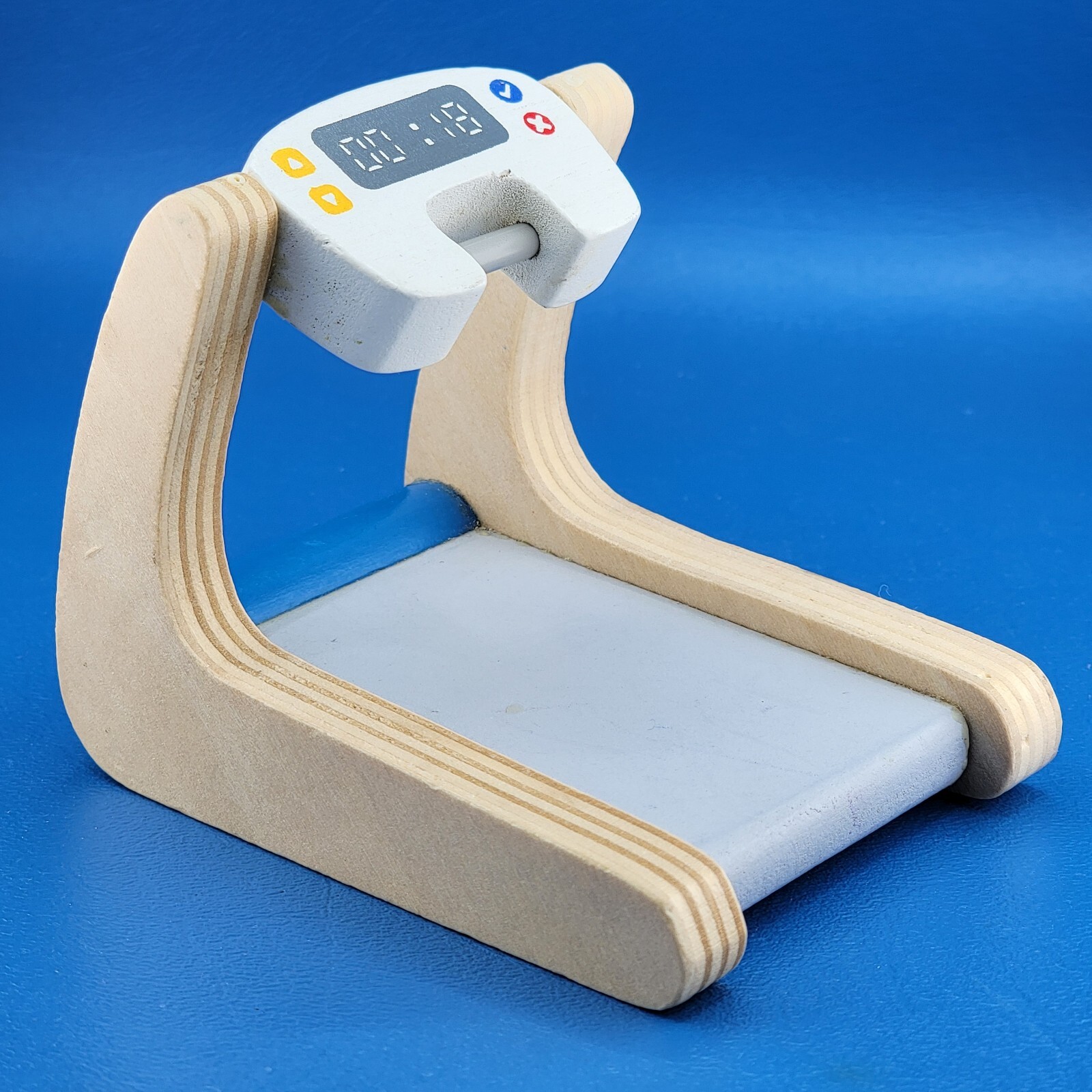 Hape Treadmill Wooden Doll House Scale 1:12 Furniture Accessory Home Gym Machine