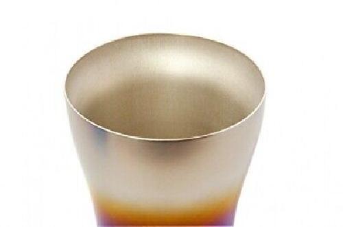 HORIE Pure Titanium Double Tumbler 250cc Fire Burn from Niigata T15FB250 SET - Picture 4 of 7