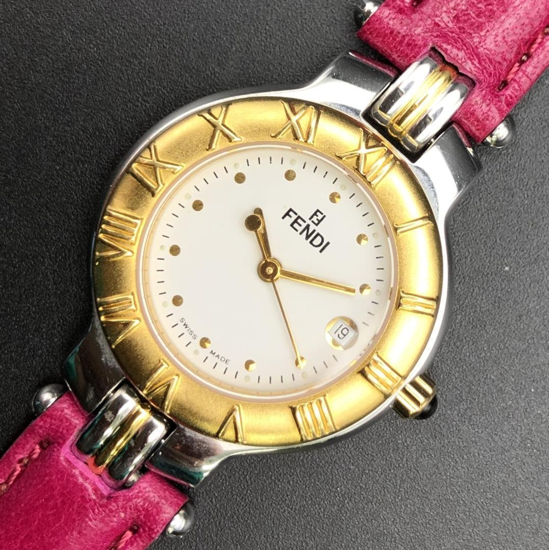 Fendi Ladies Orology 5atm Quartz Dress Watch Gold Tone Swiss Fendi Ladies Orology 5atm Quartz Dress Watch Gold Tone Swiss