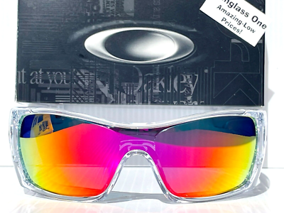 Oakley BATWOLF Clear Silver Icon POLARIZED Galaxy Magenta Oakley BATWOLF Clear Silver Icon POLARIZED Galaxy Magenta