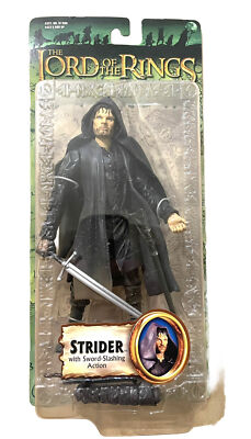 Lord of the Rings Fellowship of the Ring Strider Aragorn  Action  Figure New
