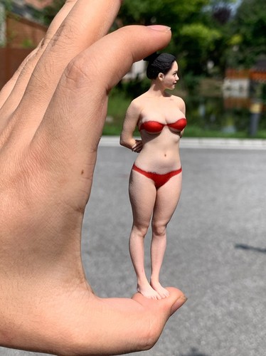 1/18 1/16 1/12 Miniatures Sexy Motor Show Model Girl Szene Figur für Auto Spielzeug - Bild 15 von 21