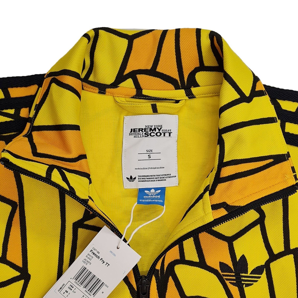 Adidas X Jeremy Scott JS French Fry TT Track Top Jacket