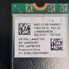 HP Realtek 802.11ac WIFI Wireless Adapter Card RTL8822CE L44796-005 L44431-001