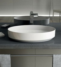 Lavabo da appoggio in ceramica 600 500 - Made in Italy - colorato