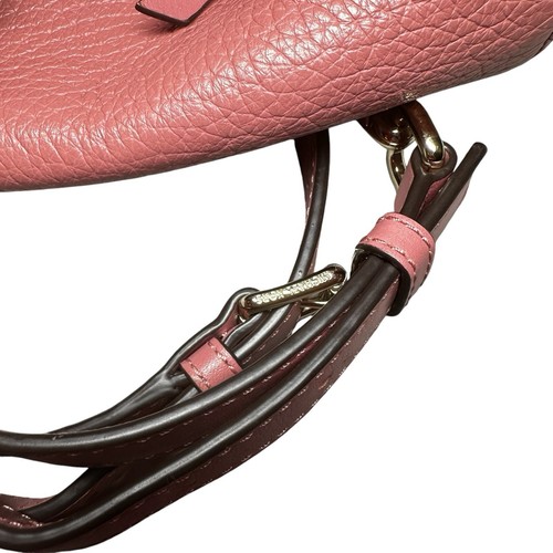Michael Kors Viv Backpack Pebbled Leather Blush Pink Bag Purse Top Handle EUC - Picture 6 of 20