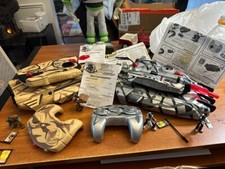 Trendmasters Rumble Wars Cyber Tanks Brown & Grey Camo w/2 Troopers Each