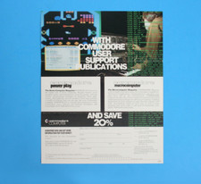 Commodore Magazine Subscription Ad Card - Vintage