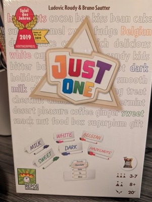 Just One Cooperative Party Board Game 2019 Repos Production NEW Sealed
