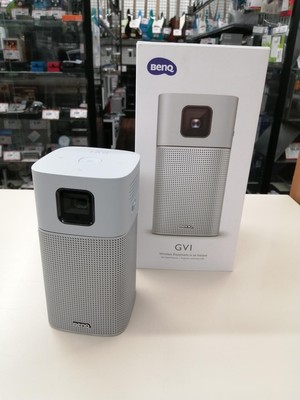 Benq GV1 Portable DLP Projector 200 Lumens Wi-Fi Bluetooth Speaker Used