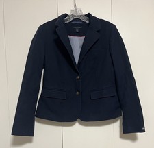 Tommy Hilfiger Women  s All American Prep Tailored Navy Blue Blazer size 6