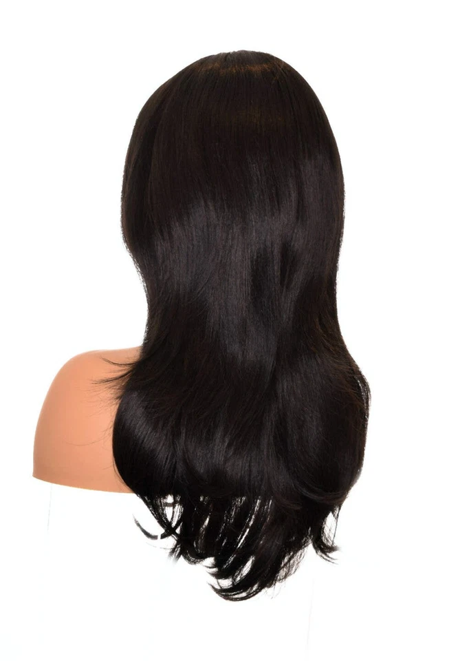 Peruca ondulada com moldura facial volume Bardot com franjas - Imagem 2 de 4