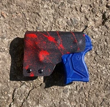 Custom Blood-Red Kydex IWB holster for Ruger LCP and LCP2