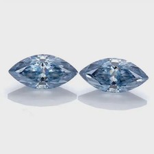 6x3 mm Loose Diamond Marquise Cut Blue Color D Grade VVS1 Quality Gem P497