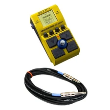 Zoom MS-200D+ MultiStomp Pedal Bundle with 15ft Pro Co 1/4" TS Instrument Cable