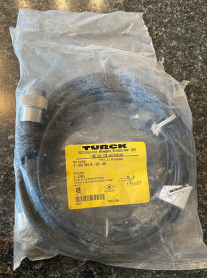 Turck cable P-PSV 40-330-4M Mini Fast 7/8  male to male 4 pins ID#U-57981