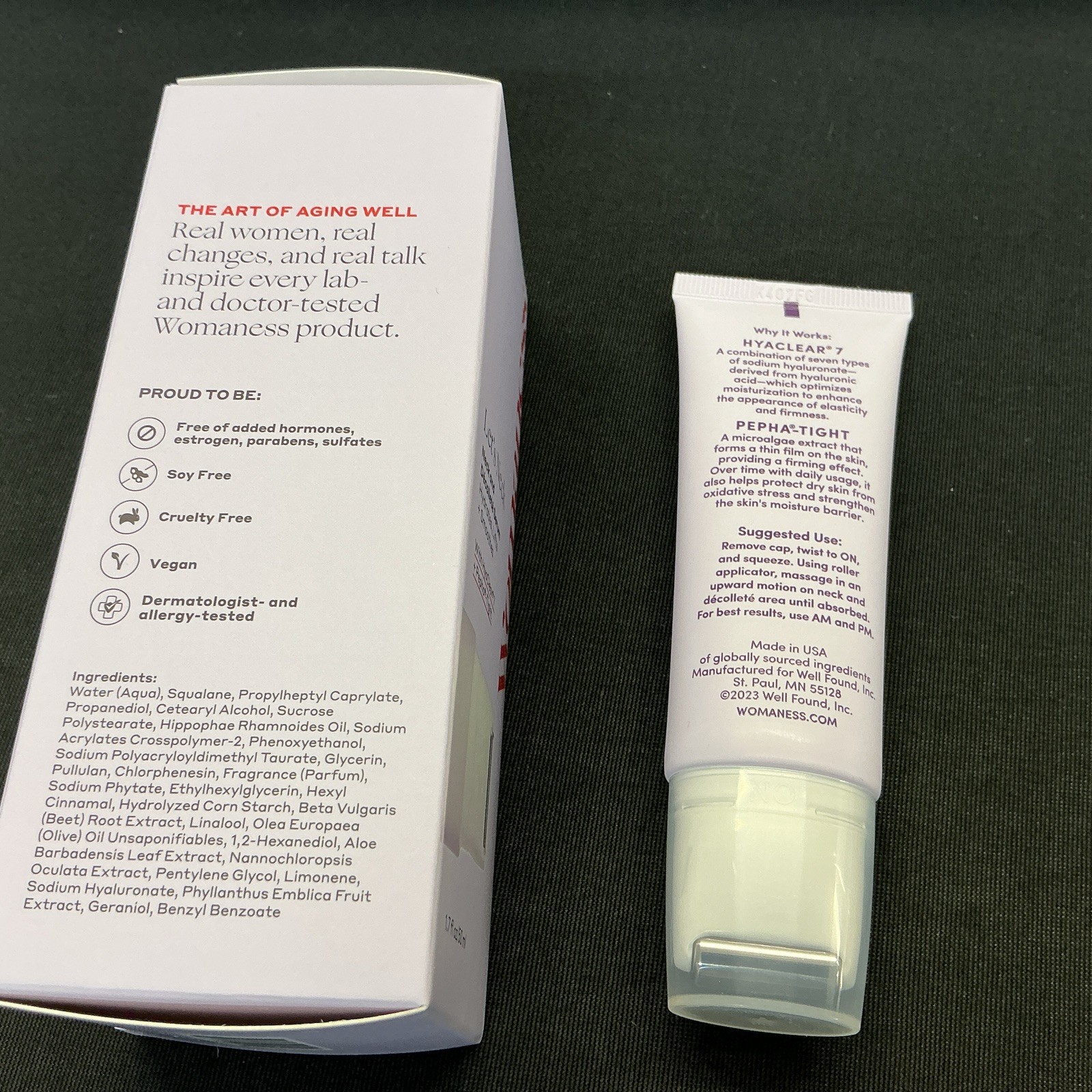 WOMANESS 'Let's Neck' Neck & Décolleté Serum To Hydrate, Lift, & Smooth - 1.7oz 