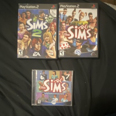 EA The Sims & The Sims 2 Sony PlayStation 2 PC Simulation Lot Manual Included