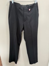 Haggar Black Tailored Fit Dress Pants