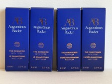 Lot of 4 Augustinus Bader Shampoo Conditioner Travel Size 8ml / 0.27oz Each NEW