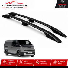 Roof Side Rails For Kia PV5 2025-2027 Aluminium Rack Bars Black Color