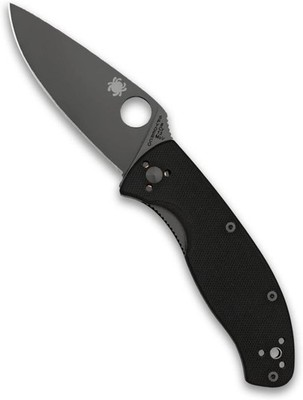 Spyderco Tenacious G-10 3.38 inch Pocketknife - C122GBBKP -  Free-Shipping