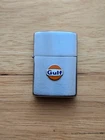 VINTAGE GULF OIL ZIPPO LIGHTER (NEVER USED) w/NR! L@@K!!!