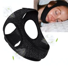Anti Snore Chin Strap Stop Snoring Sleep Apnea Belt Jaw Support solution Safety