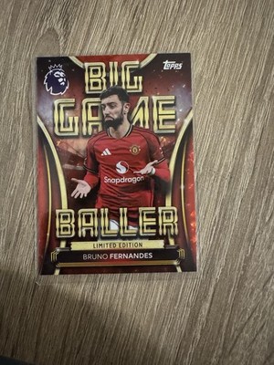 Bruno Fernandes 2025-26 Topps Premier Big Game Baller Limited Edition BGB 3