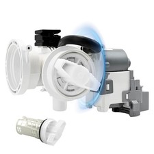 Upgraded DC97-20621A DC97-17999N Washer Drain Pump Assembly for Samsung, Repl...