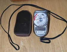 Excellent Sekonic Leader Deluxe-2 Light Exposure Meter w/ Case & Strap FREE SHIP