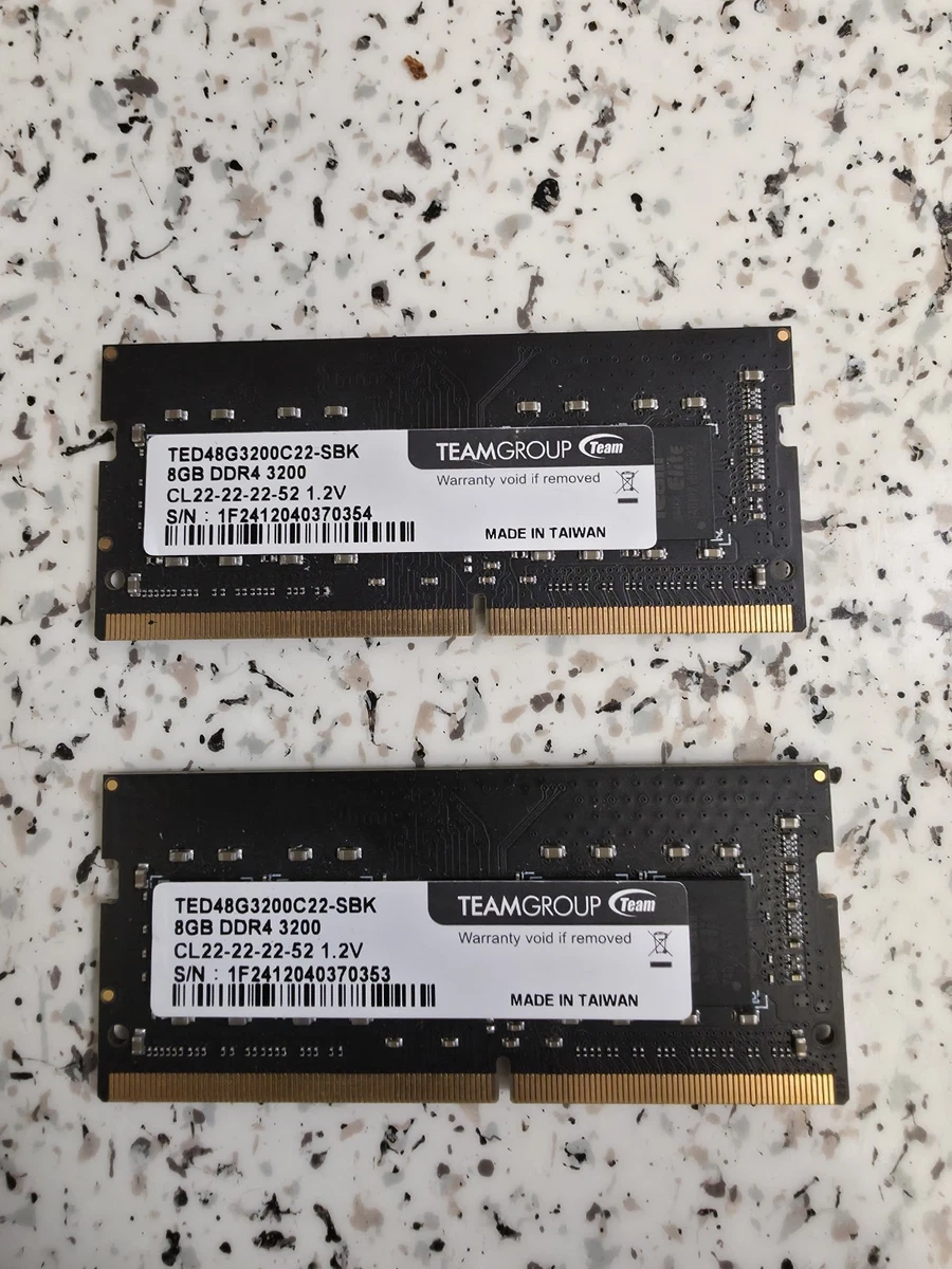 Team Group DDR4 SDRAM 8 GB Total Capacity Memory (RAM) for sale | eBay