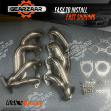 For 4.8l 5.3l V8 Chevy Gmc Avalanche Silverado Sierra Tahoe Headers Pair 2000-06