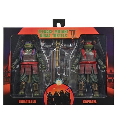 NECA Teenage Mutant Ninja Turtles 3 (Film)   Turtles in Time, Actionfiguren im M